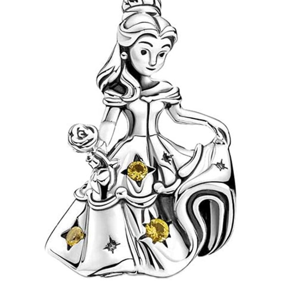 18k Disney Beauty and the Beast Charm - Picture 1 of 11